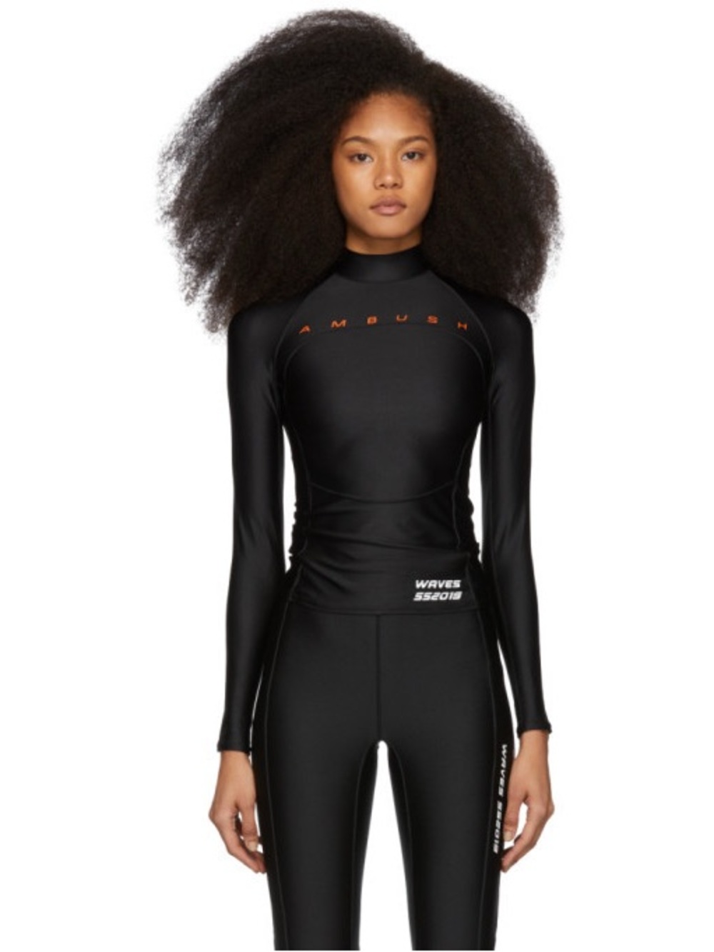 Ambush Black Scuba Turtleneck Size 1